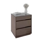 Mesa de Cabeceira Organizadora Ellie 3 Gavetas Cinza Pérola C02 - D'Rossi Mesa de Cabeceira Organizadora Ellie 3 Gavetas Cinza Pérola C02 - D'Rossi