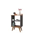 Mesa De Cabeceira Para Cama Box Quarto Siena Cinza