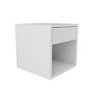 Mesa De Cabeceira Prateleira Com Gaveta Superior Mdf