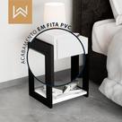 Mesa de Cabeceira Retro com Gaveta Decorativo para Quarto Nicho