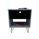 Mesa de Cabeceira Retro em MDF Hairpin Legs