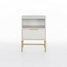 Mesa de Cabeceira Square 1 Gaveta 1 Nicho 60 cm x 43 cm x 40 cm