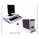 Mesa de cabeceira suspenso prateleira para computador ou notebook suporte para cpu e impressora 3 pç Mesa de cabeceira suspenso prateleira para computador ou notebook suporte para cpu e impressora 3 pç