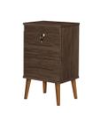 Mesa de cabeceira teka 2 gavetas