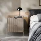 Mesa De Cabeceira Vênus 45cm Champagne 100% MDF