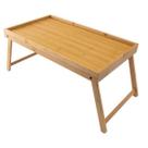 Mesa De Café da Manhã Bandeja De Cama Servir Dobrável Bambu Notebook Mesa De Café da Manhã Bandeja De Cama Servir Dobrável Bambu Notebook