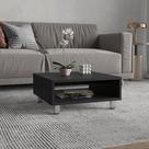 Mesa de café Tuhome Eclipse Black 25x60x60 cm