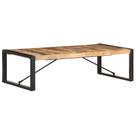 Mesa de café vidaXL Rough Mango Wood 140x70 Estilo Industrial Mesa de café vidaXL Rough Mango Wood 140x70 Estilo Industrial