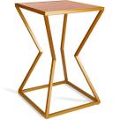 Mesa de Canto Austria - Dourado/Jade