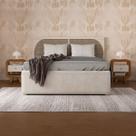 Mesa de Canto Theo 1 Gaveta com Usb Cinamomo/Off White - Artely