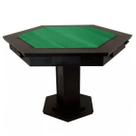 Mesa De Carteado Sextavada - 2 Gavetas