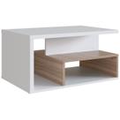 Mesa de Centro 1 Nicho E 1 Prateleira B92 Branco Montana NOVAM Mesa de Centro 1 Nicho E 1 Prateleira B92 Branco Montana NOVAM