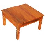 Mesa de Centro 60x60cm Madeira de Demolição Peroba Rosa Natural Mesa de Centro 60x60cm Madeira de Demolição Peroba Rosa Natural