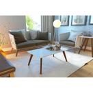 Mesa de Centro Ambiente Classic Branco Acetinado - Imcal