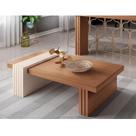 Mesa de Centro Ambiente Luna Nature off White - HB Móveis