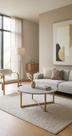 Mesa de Centro Apoio Base de Ferro Tampo MDF Atena Off White Dourada Mesa de Centro Apoio Base de Ferro Tampo MDF Atena Off White Dourada