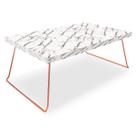Mesa de Centro Berlim Retangular em Aço e MDF Clean - Cobre e Vulcano Mesa de Centro Berlim Retangular em Aço e MDF Clean - Cobre e Vulcano