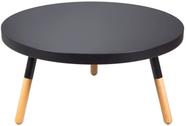 Mesa de Centro Bolonha em MDF Cor Preta - 29732