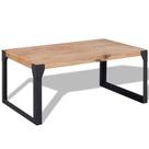 Mesa de Centro Casafoyer de Madera Maciza de Acacia 100x60x45 cm