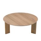 Mesa de Centro Chanfrada Pe Madeira Hanover 28018 Artesano