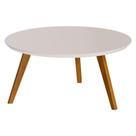 Mesa de Centro Classic Redonda Off White - Imcal