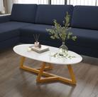 Mesa de Centro Classic Sala Tebarrot pés madeira maciça