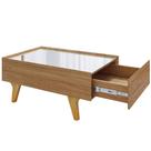 Mesa De Centro Com Espelho 1 Gaveta Sena 90 cm BECHARA Mesa De Centro Com Espelho 1 Gaveta Sena 90 cm BECHARA