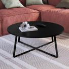 Mesa de Centro com pés metálicos 80x80cm Complementos Artesano