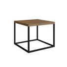 Mesa de Centro Cube Estilo Industrial Vermont Base Metálica Preto 32,5 cm A05 - D'Rossi Mesa de Centro Cube Estilo Industrial Vermont Base Metálica Preto 32,5 cm A05 - D'Rossi