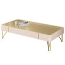 Mesa de Centro Decorativa Sala de Estar Harmony B01 Off White Champagne - Lyam Decor Mesa de Centro Decorativa Sala de Estar Harmony B01 Off White Champagne - Lyam Decor