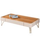 Mesa de Centro Decorativa Sala de Estar Harmony B01 Off White Cinamomo - Lyam Decor Mesa de Centro Decorativa Sala de Estar Harmony B01 Off White Cinamomo - Lyam Decor