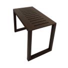 Mesa de Centro Enzo em Alumínio Ripado