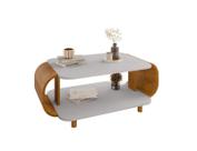 Mesa de centro Floripa Off-White/Naturalle - Bechara
