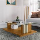 Mesa de Centro Frizz Ambiente Cumaru Opala - Madetec Mesa de Centro Frizz Ambiente Cumaru Opala - Madetec