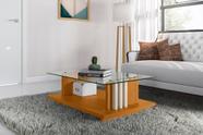 Mesa de Centro Frizz - Cinamomo / Off White - Madetec