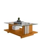Mesa de Centro Frizz Cinamomo/Off White - VRK COMERCIO ON-LINE