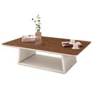 Mesa de Centro HB Cor Off White / Nogueira Mesa de Centro HB Cor Off White / Nogueira