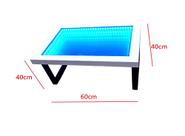 Mesa De Centro Infinyt Espelhada C60 X A 30 X L 40
