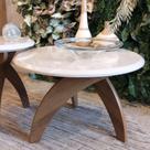 Mesa de Centro Jade Off White C/Pinho - Artely