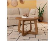 Mesa de Centro Jasmin 100% Mdf Cinamomo/Off White - Artely Móveis Mesa de Centro Jasmin 100% Mdf Cinamomo/Off White - Artely Móveis
