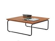 Mesa de Centro Kairos 70x70 Pé Preto Bisart Decor Mesa de Centro Kairos 70x70 Pé Preto Bisart Decor