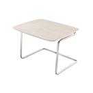 Mesa de Centro Kairos Base Cromada 54x43cm LarFlex