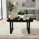 Mesa De Centro Lateral De Apoio Para Sala Estar Square Preto Laca Mesa De Centro Lateral De Apoio Para Sala Estar Square Preto Laca