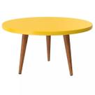 Mesa de Centro Leggs Bellagio 67cm Amarela