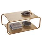 Mesa de Centro Luna 80 cm Pes Metalicos Artesano