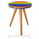 Mesa de Centro Mesinha de Canto Premium MDF Pé Palito Resistente