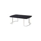 Mesa De Centro Metalic 80x60cm Tampo Ébano - Tommy Design