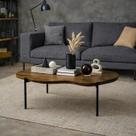 Mesa De Centro Modelo Orgânico Tendência Decoração Elegância