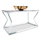 Mesa De Centro Mond Retangular Tampo Mdf Sala Decoração Branca/Vulcano Mesa De Centro Mond Retangular Tampo Mdf Sala Decoração Branca/Vulcano