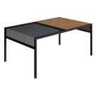 Mesa de Centro New 80 cm Vermont e Preto A05 - D'Rossi